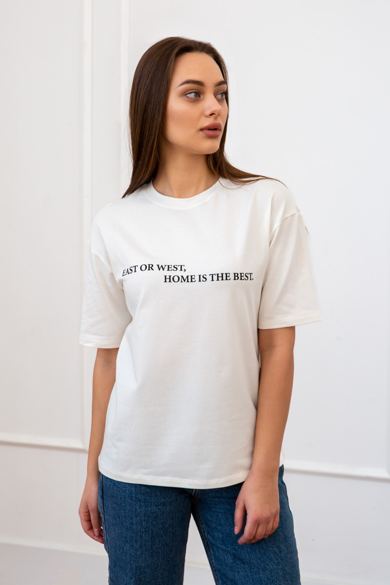 Футболка «east or west, home is the best» 8373